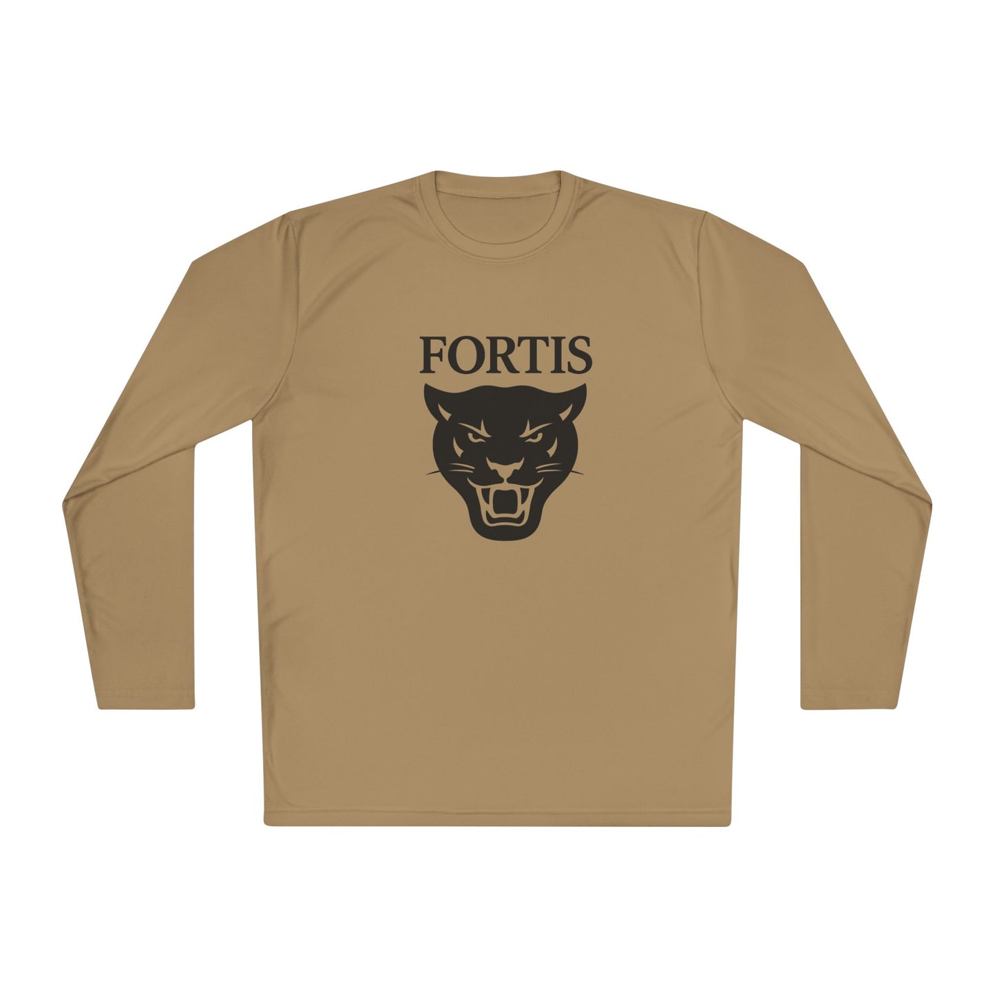 Fortis Panther Long Sleeve Tee — Athletic Mascot Graphic Shirt