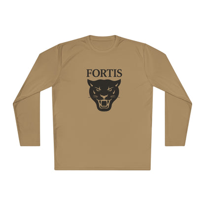 Fortis Panther Long Sleeve Tee — Athletic Mascot Graphic Shirt
