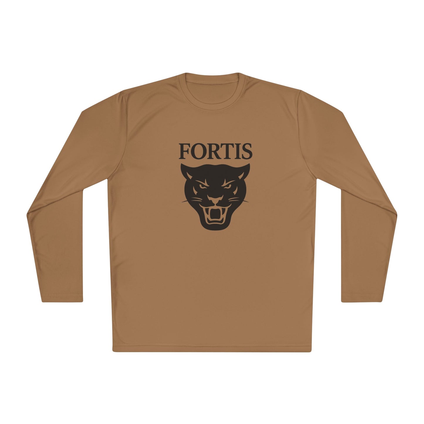 Fortis Panther Long Sleeve Tee — Athletic Mascot Graphic Shirt