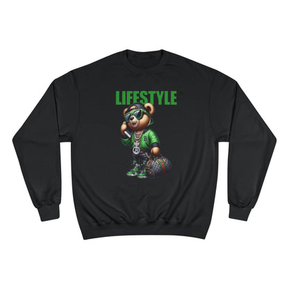 Lifestyle Bear Sweatshirt — Urban Streetwear Champion Crewneck
