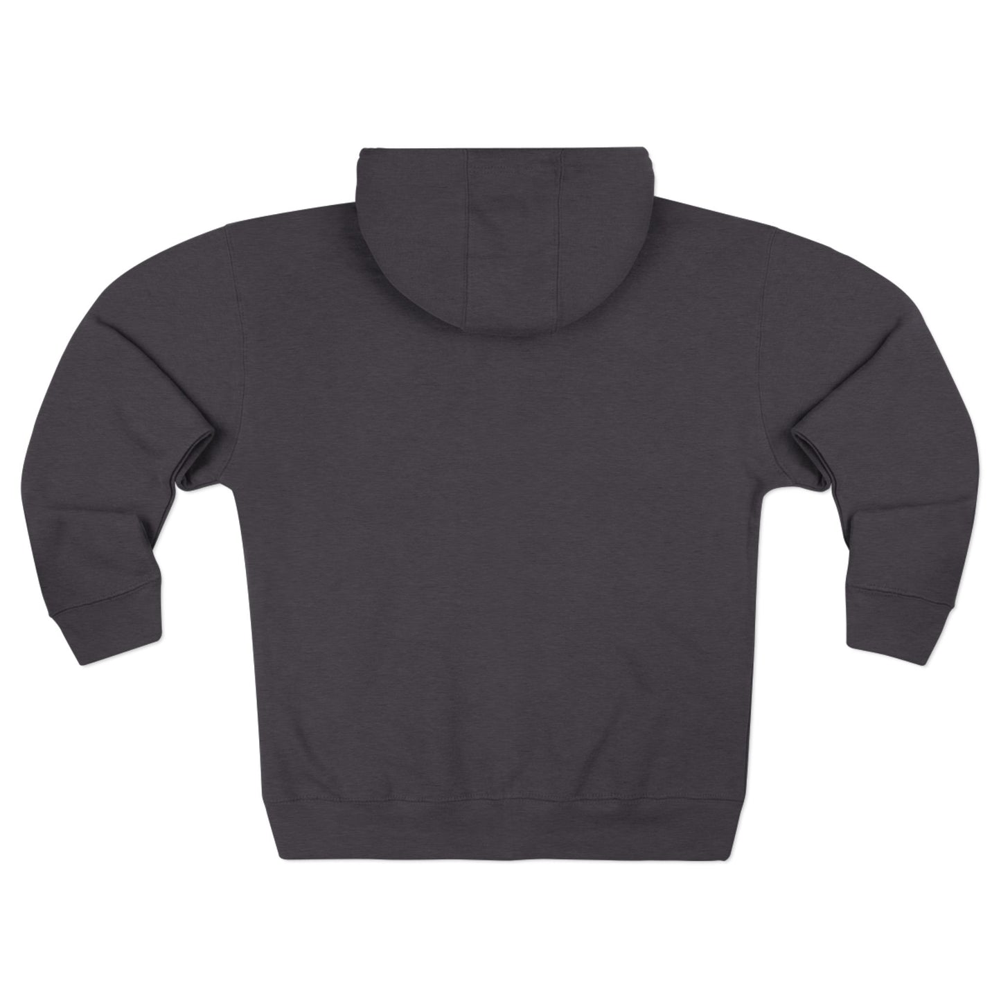 Fortis Zip Hoodie — Classic Minimalist Text Zip-Up Hoodie