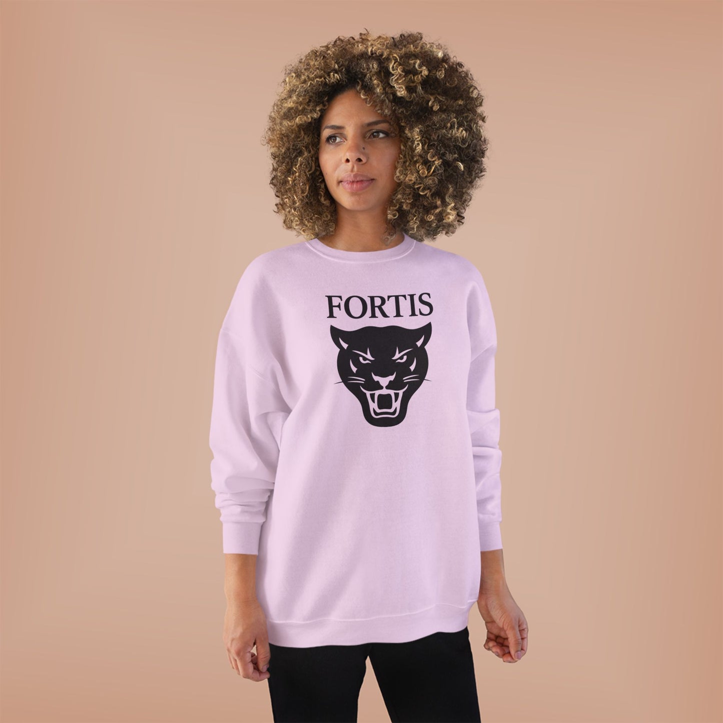 Fortis Panther Crewneck Sweatshirt — Bold Mascot Pullover