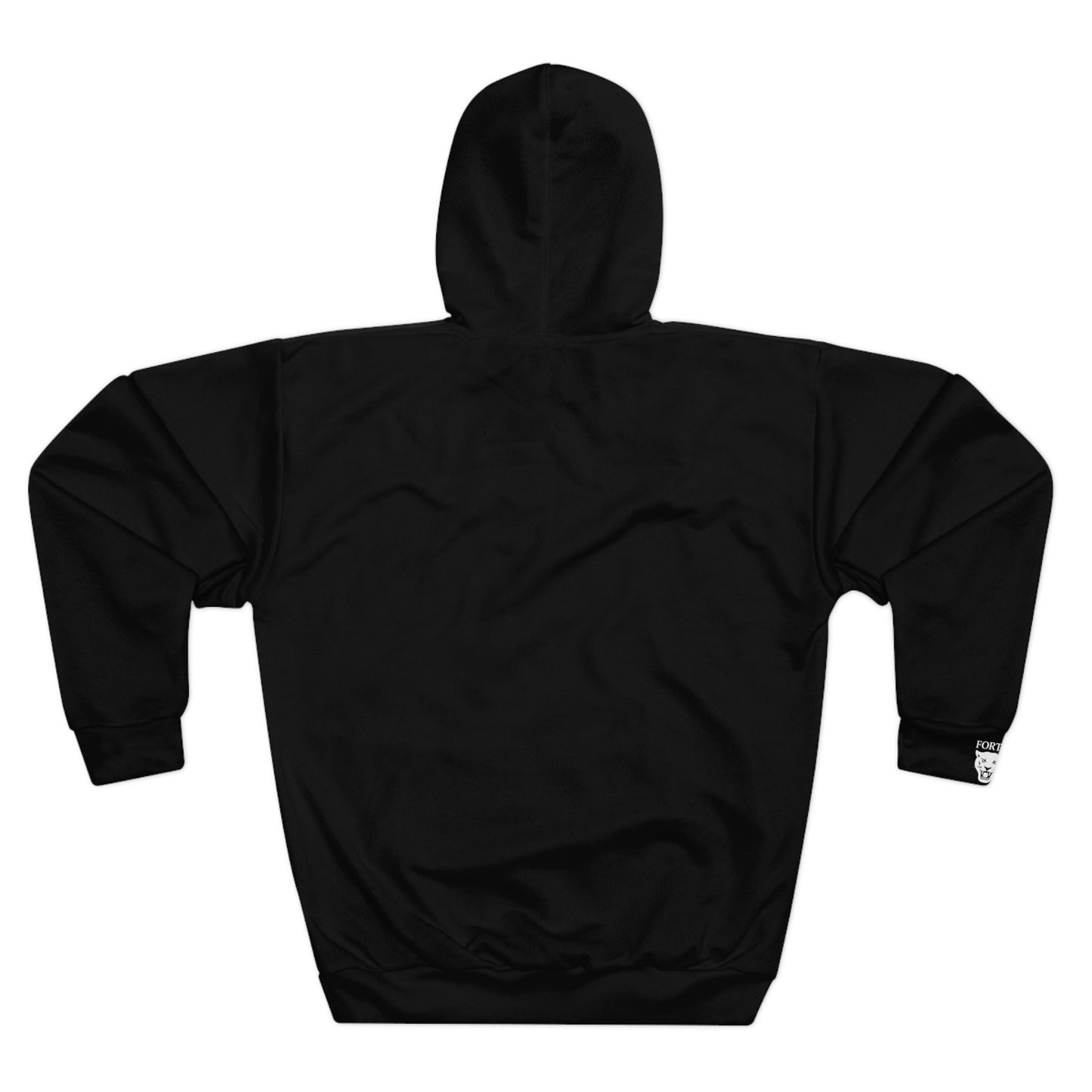 Lion Portrait Hoodie – Regal Black All-Over Print Pullover