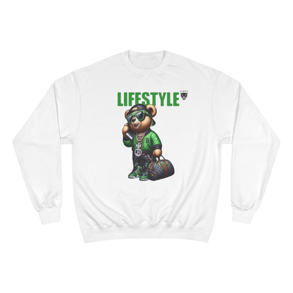 Lifestyle Bear Sweatshirt — Urban Streetwear Champion Crewneck