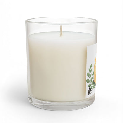 Soy Glass Candle — Cozy Lit Candles Illustration (11 oz)