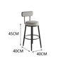 Modern Metal Bar Stools Luxury Black Leather Dining Room Chairs High-Quality Barstools Home Decoration Furniture for Living Room