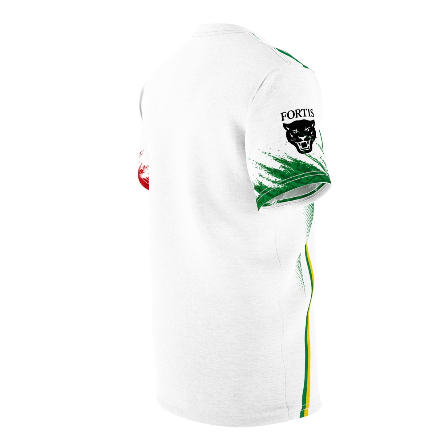 Senegal Flag Stripe Tee — Pan-African Rasta Colors All-Over Print