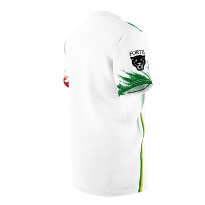 Senegal Flag Stripe Tee — Pan-African Rasta Colors All-Over Print