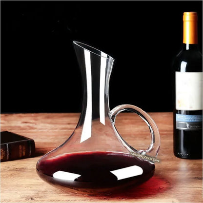 Wine Decanter Lead-Free Crystal Glass Wine Decanter Home Bars Champagne Pourer Snail Shaped Decanter Brandy Bottle Container