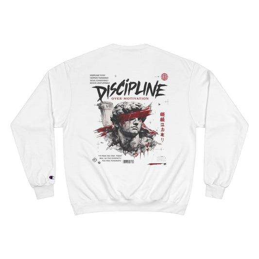 Discipline Graphic Sweatshirt — Samurai Motivational Crewneck