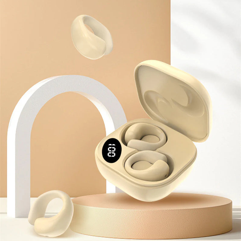 Wireless Clip-On LED Audio Earbuds