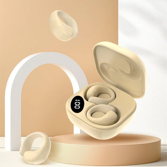 Wireless Clip-On LED Audio Earbuds