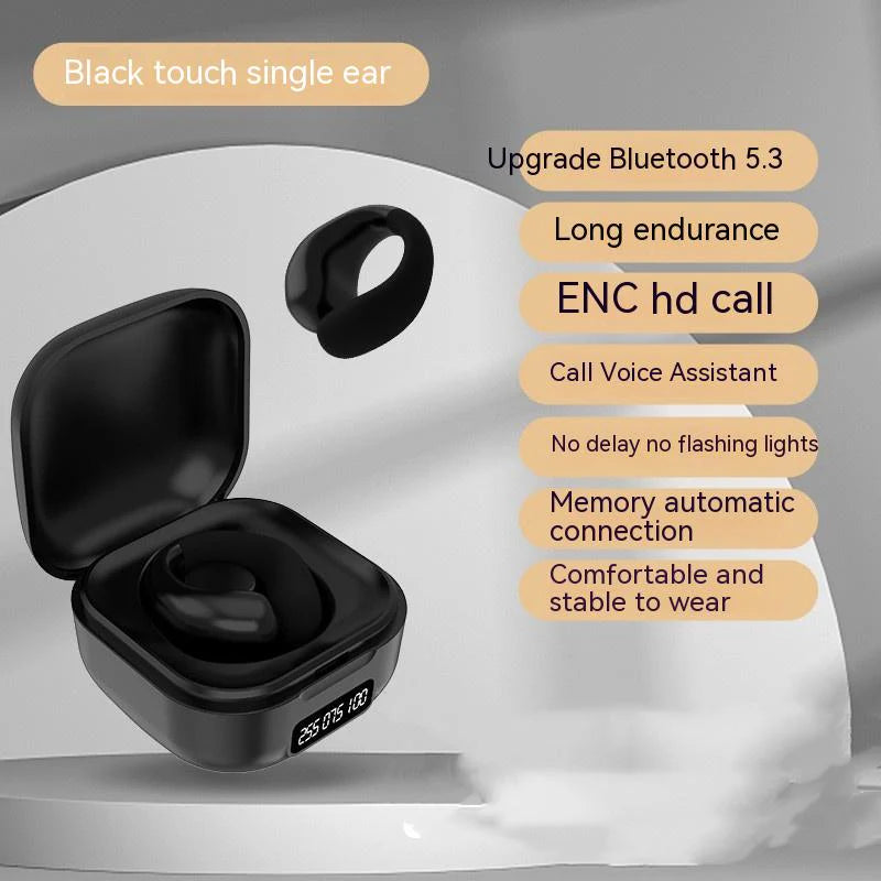 Wireless Clip-On LED Audio Earbuds