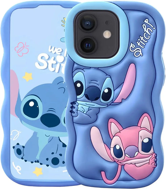 For Iphone 16 15 14 13 12 11 Pro Max Xs XR 6 7 8 plus Mini Silicone Wave Stitch Soft Cover Case