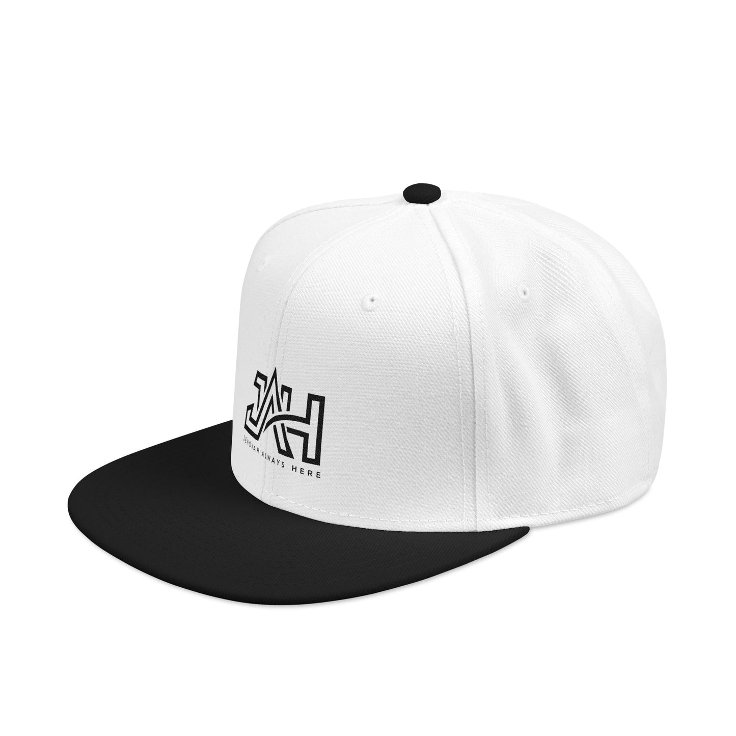 Embroidered Red & Black Snapback Hat – AH Logo Streetwear Cap
