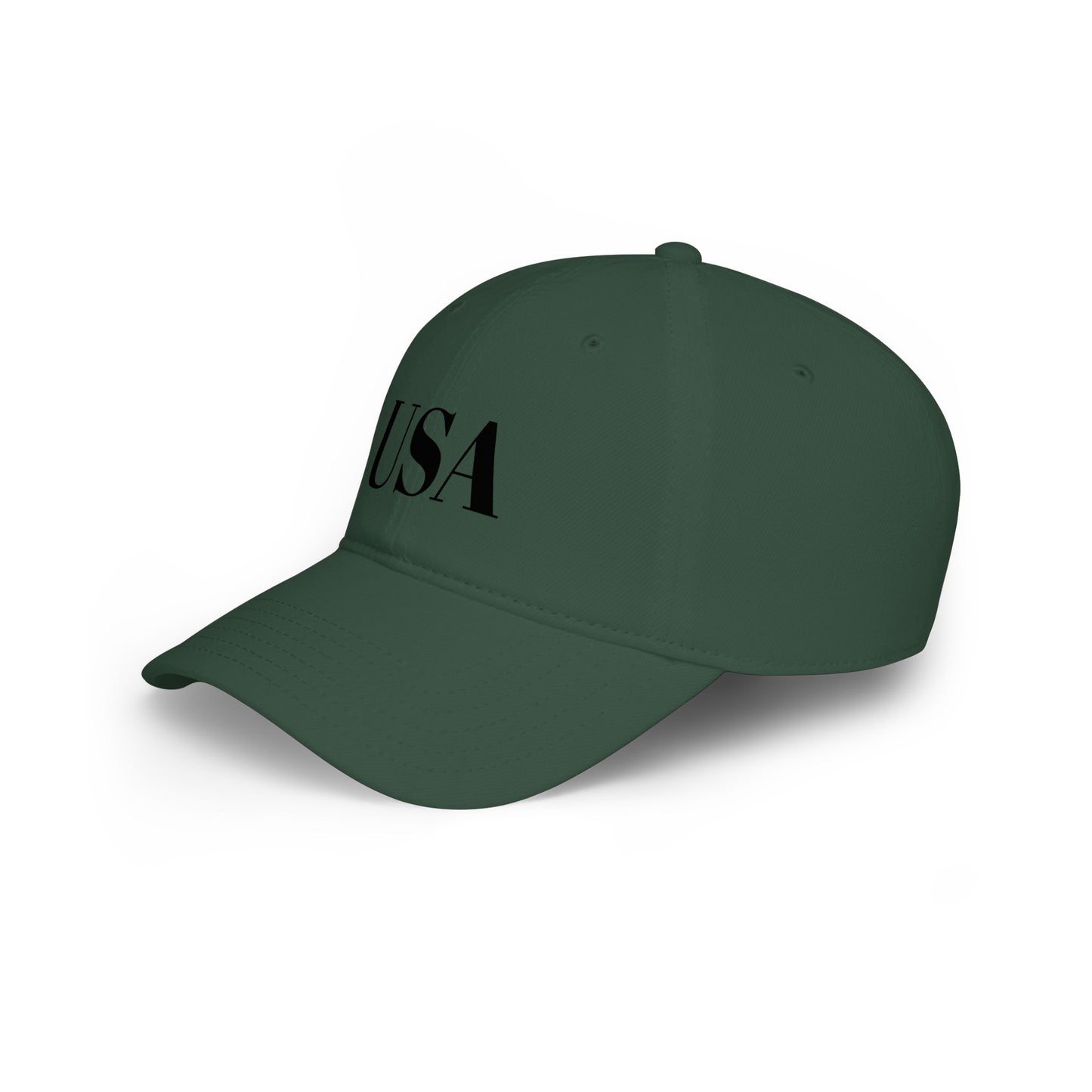 USA Low Profile Baseball Cap — Patriotic Red Hat for 4th of July & Everyday Wear