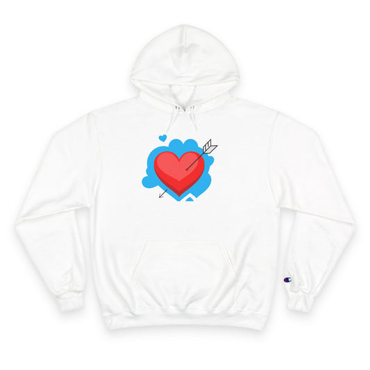 Heart Arrow Hoodie — Cute Valentine Champion Pullover