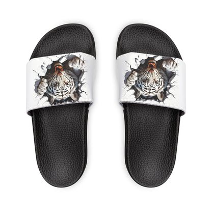 Men's Tiger Print Removable-Strap Sandals | Stylish Comfort, Pool Party Essential, Summer Footwear, Casual Slides, Gift for Him