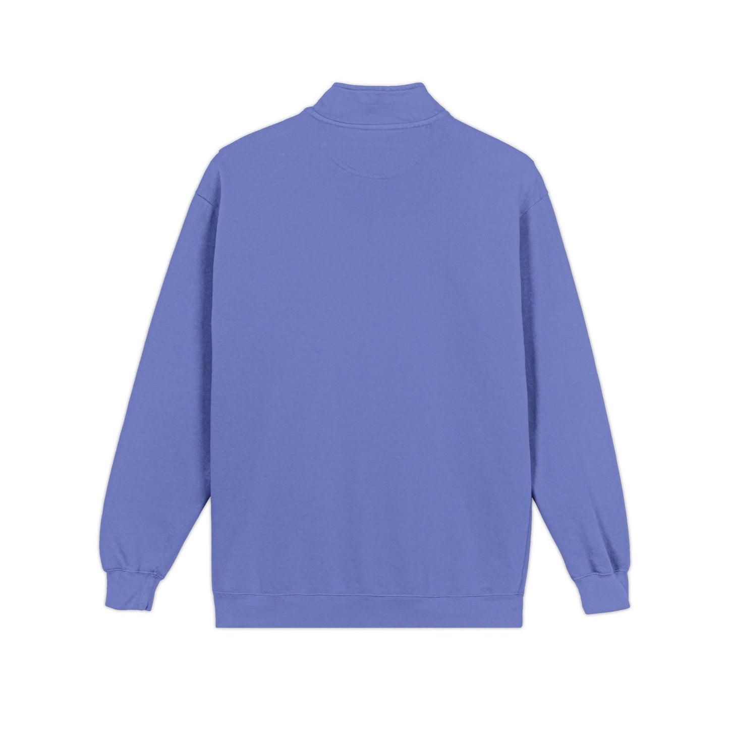 Quarter-Zip Sweatshirt with Small Chest Crest — Casual Pullover for Everyday Wear
