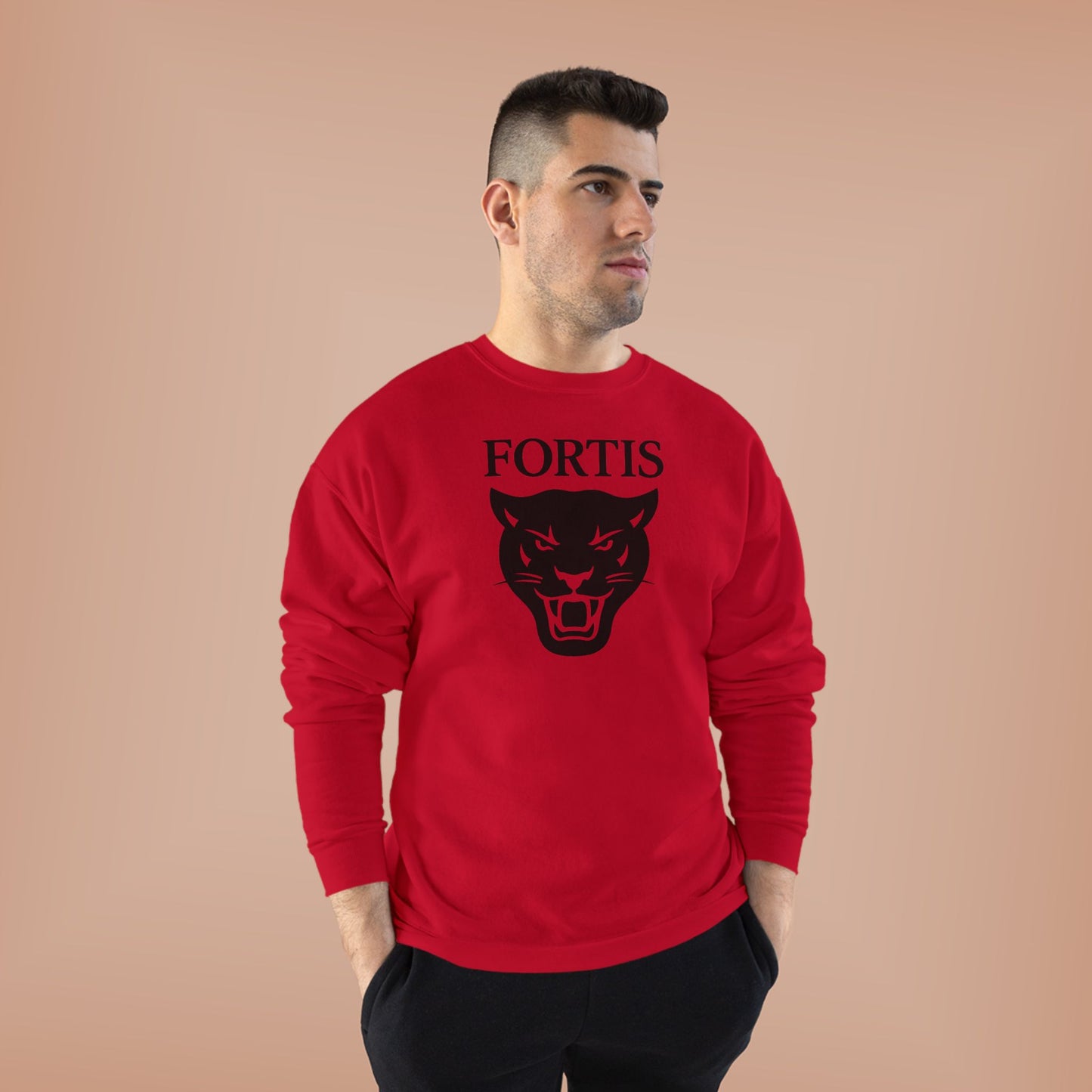 Fortis Panther Crewneck Sweatshirt — Bold Mascot Pullover