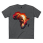 African Sunset Tee, Ethnic Art Shirt, Culture Inspired T-Shirt, Travel Apparel, Gift for Her, Unique African Style Top