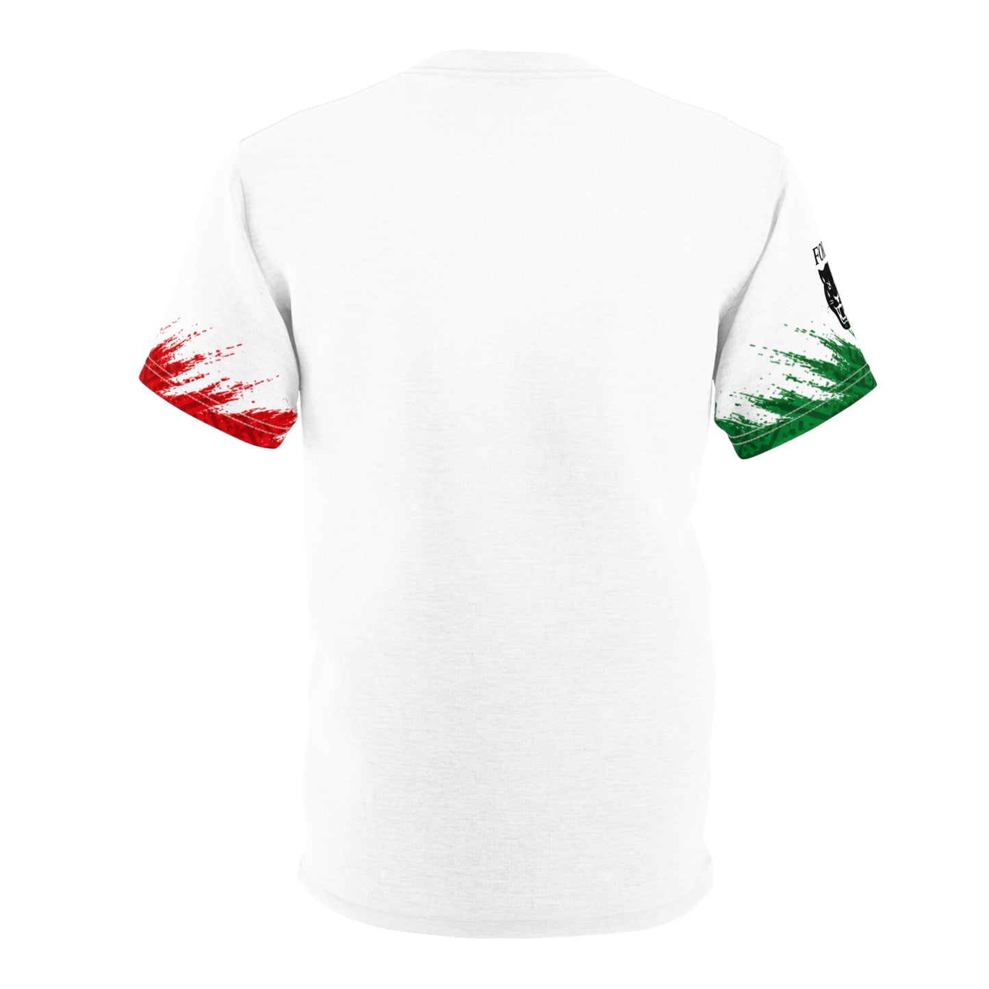 Senegal Flag Stripe Tee — Pan-African Rasta Colors All-Over Print