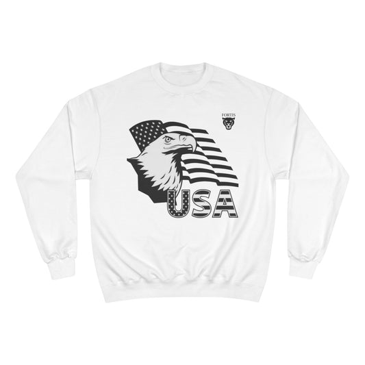 USA Eagle Sweatshirt — Patriotic American Flag Crewneck