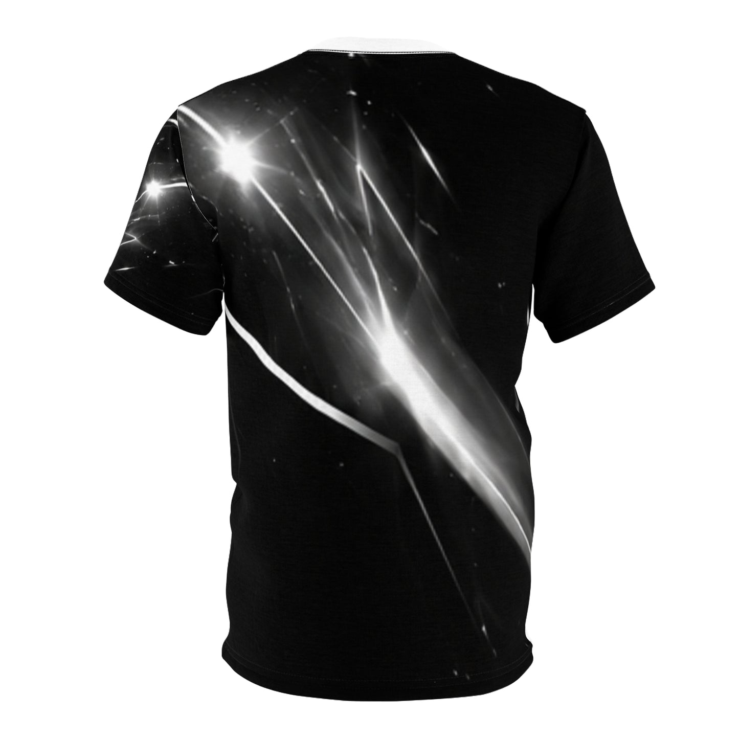 Galaxy Streaks Cut & Sew Tee — Black Nebula All-Over Print
