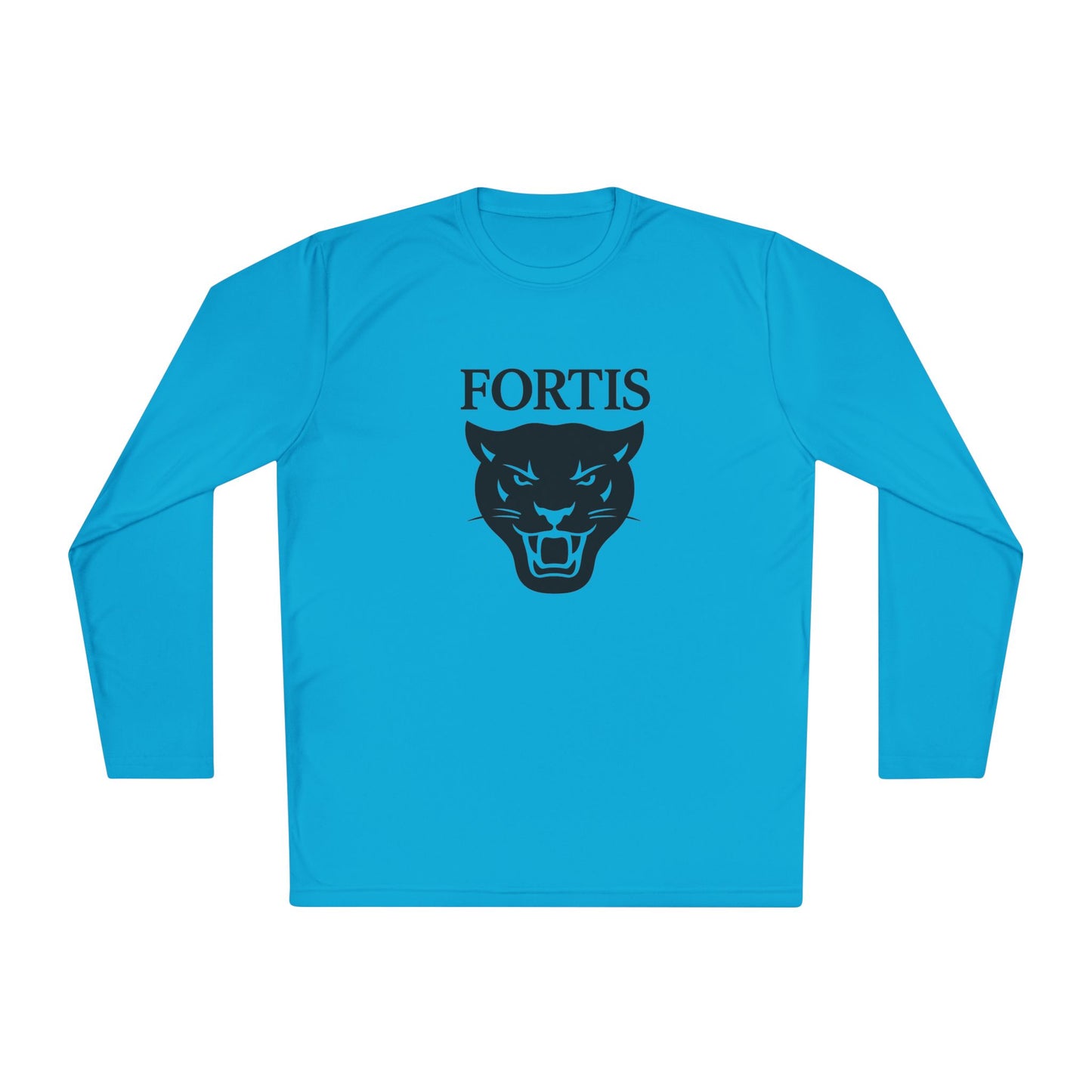 Fortis Panther Long Sleeve Tee — Athletic Mascot Graphic Shirt