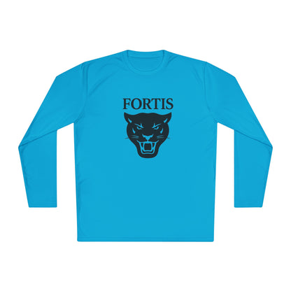 Fortis Panther Long Sleeve Tee — Athletic Mascot Graphic Shirt