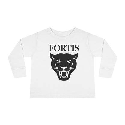 Fortis Panther Toddler Long Sleeve Tee — Bold Kids Graphic Shirt