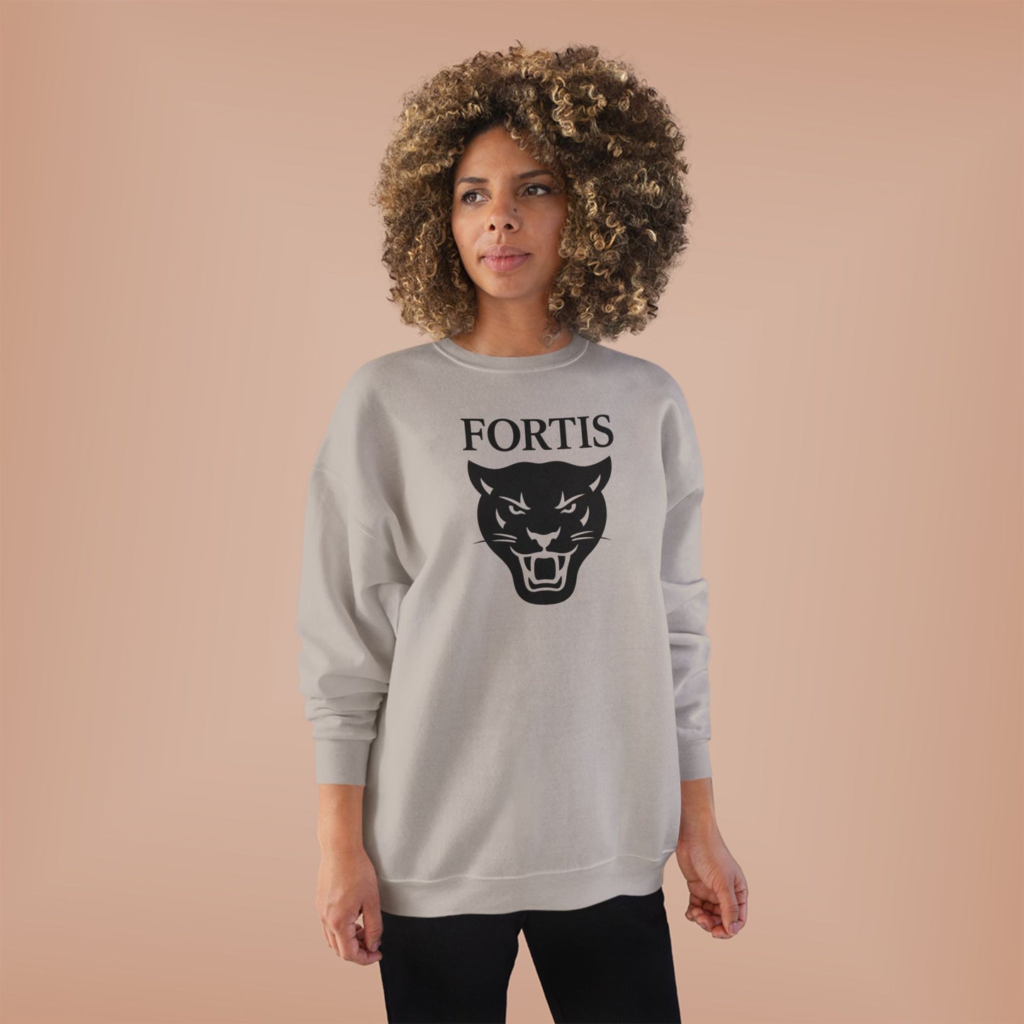 Fortis Panther Crewneck Sweatshirt — Bold Mascot Pullover