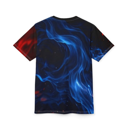 Basketball Flame Player Tee — Fire & Ice All-Over Print