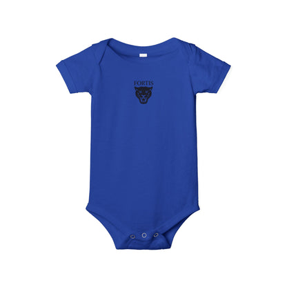 Fortis Panther Infant One-Piece Bodysuit – Cute Minimal Baby Onesie