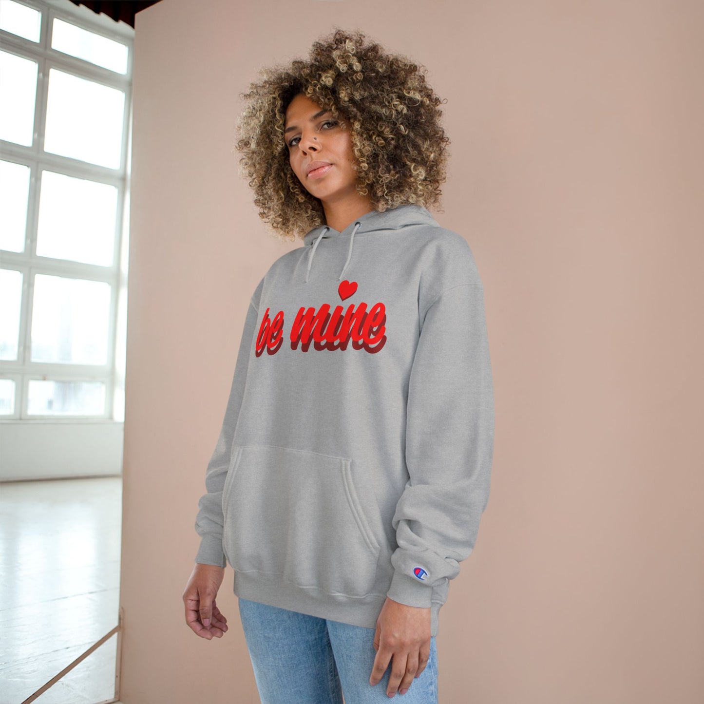 Be Mine Hoodie — Valentine's Day Cozy Champion Sweatshirt