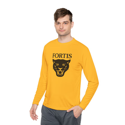 Fortis Panther Long Sleeve Tee — Athletic Mascot Graphic Shirt