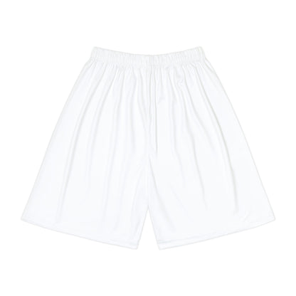 Fortis Panther Athletic Shorts — Men’s White Sports Shorts
