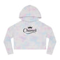 Cropped Hoodie — "Chameli" Script Crown Logo Women’s Hooded Sweatshirt