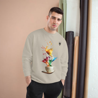 Color Splash Coffee Sweatshirt