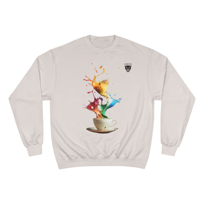 Color Splash Coffee Sweatshirt