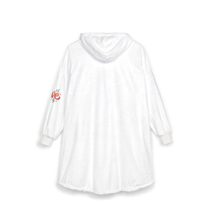 Teddy Bear Love Hooded Blanket — Cute Valentine’s Cozy Throw