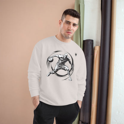 Basketball Dribble Champion Sweatshirt — Athletic Crewneck for Players & Fans