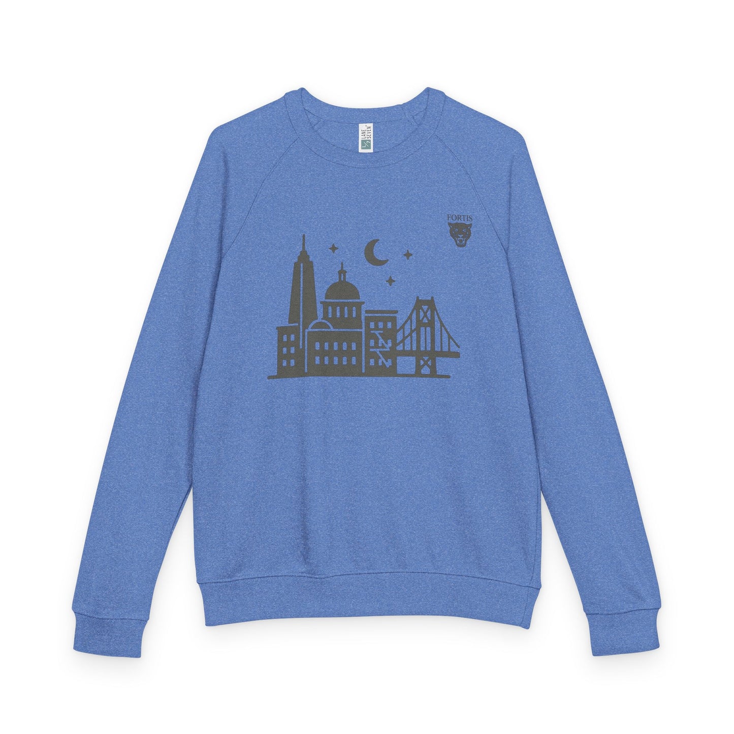 City Skyline Crewneck Sweatshirt — Nightscape San Francisco Graphic