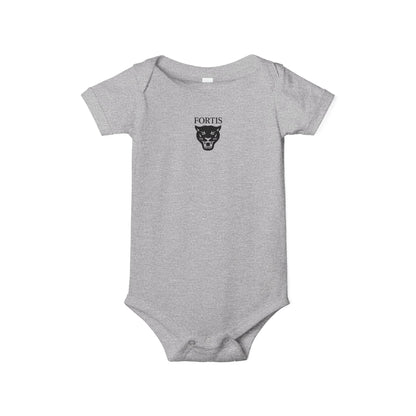 Fortis Panther Infant One-Piece Bodysuit – Cute Minimal Baby Onesie