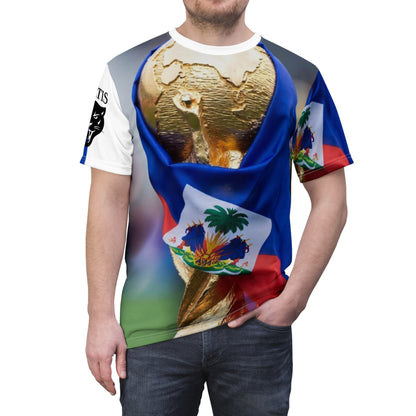 Haiti World Cup Trophy Flag Tee