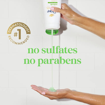 Body Wash for Women Moisturizing Refresh Cucumber & Green Tea Cleanser All Skin, 20 Oz