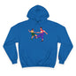 Dancing Couple Champion Hoodie — Retro Social Dance Graphic Pullover