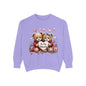 Valentine Teddy Sweatshirt — "Be My Valentine" Cute Couple Bears Design