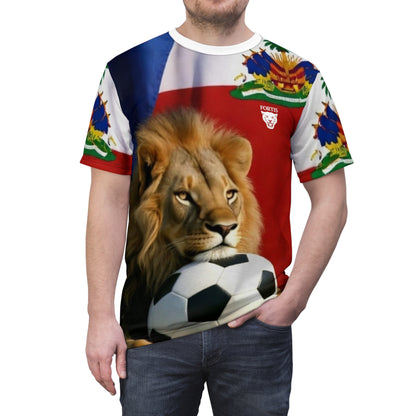 Haiti Lion Soccer Jersey — All-Over Print Tee