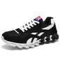 Men'S and Women'S Fashion Blade Breathable Knitted Casual Shoes Sports Running Shoes anti Slip Tennis Shoes 2024 New Edition